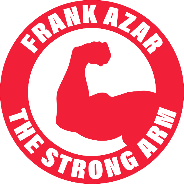 Circle Red Strong Arm